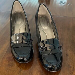 Bandolino Black Patent Women's Dressy Block Heels